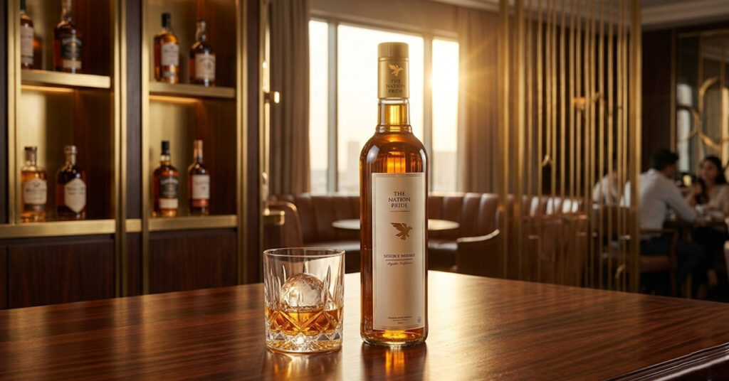 Premium whisky by Grihy with rich flavor and smooth finish