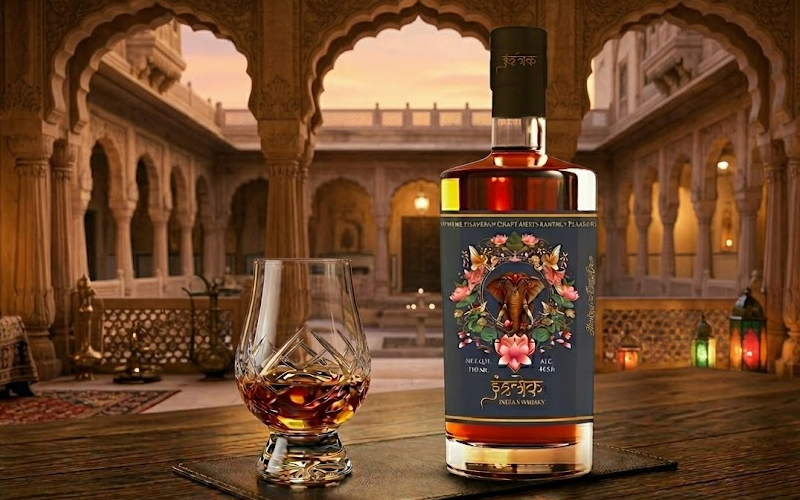 The Nation Pride Whisky and Indralok Whisky representing the quality of Grihy Whisky brand.