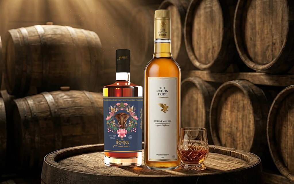 Grihy Indian whisky showcasing premium quality and tradition