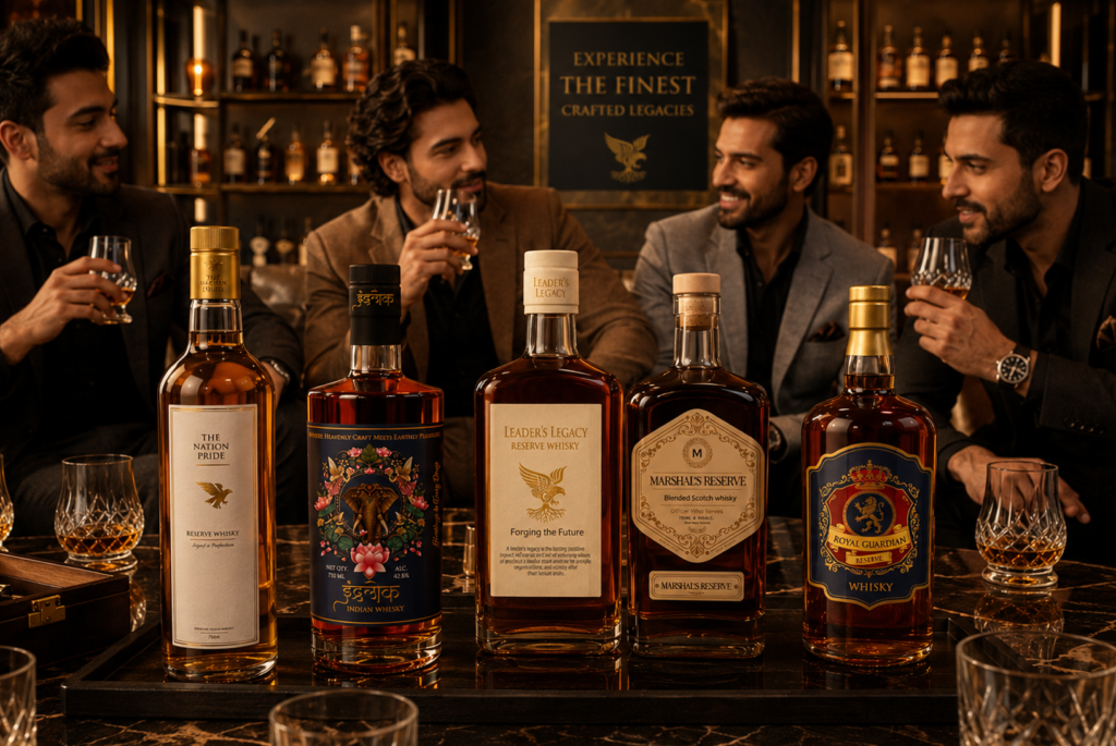 Grihy Indian whisky brands crafted with smooth taste and rich aroma